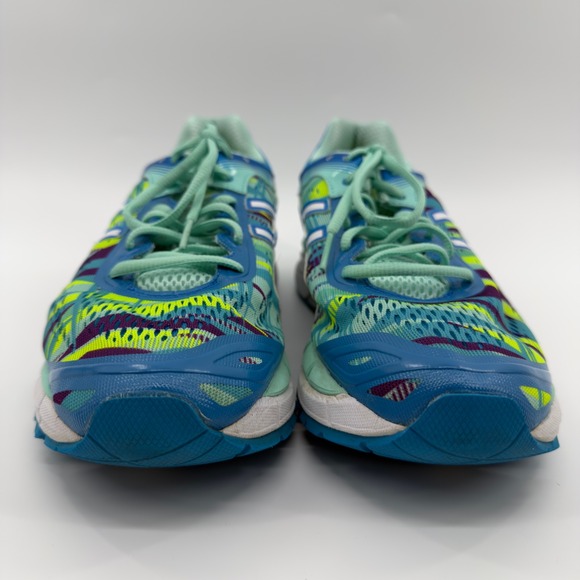 ASICS Gel Sonic Women's Running Shoes Athletic Sneakers Size 10 Blue Teal Yellow - Picture 3 of 6